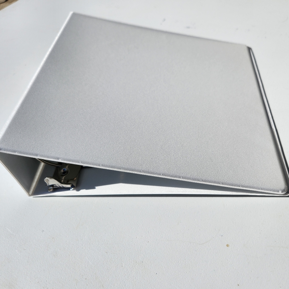 New 3" 3 Inch 3 Ring Binder Round Ring White School Supplies Teacher's Supplies